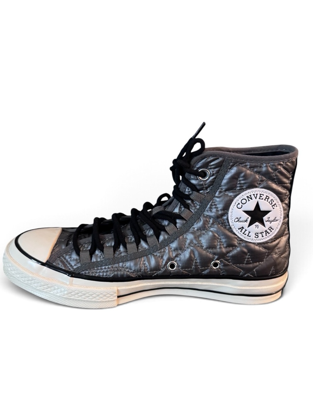Converse Chuck 70 Hi – Gunmetal / Egret / Black (Women's Size 8.5)